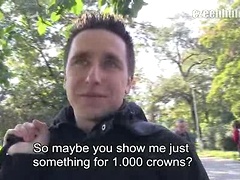 czech hunter gets a blowjob