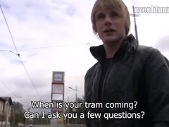 czech hunter get a blowjob from hot blond