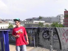 Czech Hunter 46. Czech boy sucking off cock outdoors.