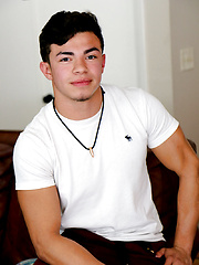 Fit Ripped Teen Julian Rodriguez Jerks And CUMS by Gayhoopla image #9