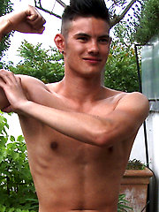 Young Straight Lean Swimmer Tim Shows His Fantastic Uncut Cock! by English Lads image #8