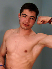 Straight Pup Toni is Tall, Lean and Keen to Show Us his Rock Hard Uncut Cock! by English Lads image #8