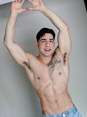 Super Fit Hung Cock Diego Cruz Jerks Off by Gayhoopla image #9