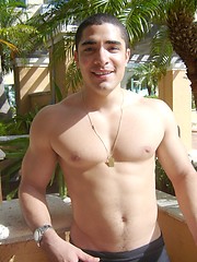 Beefy Gabriel posing outdoors by Finest Latin Men image #6