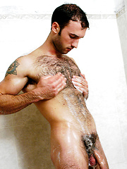 Alonso Soaps up his Cock by Young Hot Latinos image #9