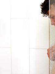 Franco Styles Cleans His Cum Off In a Steamy Shower by Gayhoopla image #8