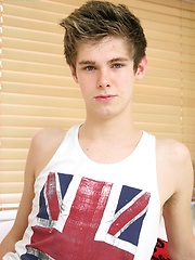 Well hung twink Drake Law stroking his hard cock. by BF Collection image #6
