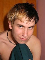 Horny twink getting naked