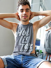 My new cute French mate Brock Matthews joins us naked