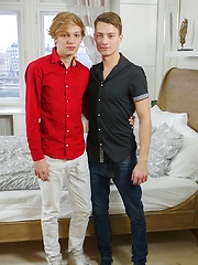 Brazilian twink Rick Lovatelli takes the huge cock of Tommy Hunter.