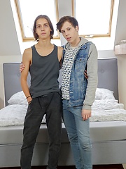 American twink Devin Lewis is raw fucked hard by sexy Jake Olsen.