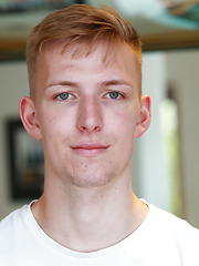 Tall & Muscular Young Blond Pup Christian