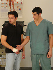 Daniel, Michal and Jan - medical exam and threesome