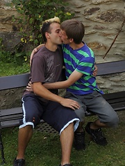 Luigi and Marco Kole pounding ass hard outdoors.