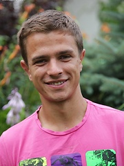 Fit boy Jody busts a nut out in public.