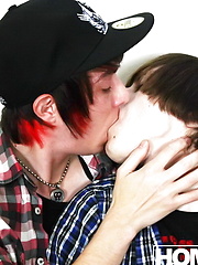 Damien White fucks cute bottom emo boy Andrew Dexter