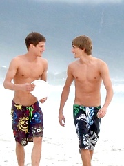BEACH TIME FUN: With Danny Defoe and Gregg Meyjes