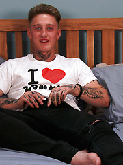 Straight Young Pup Lachlan Shows Off His Fit Body and Hard Uncut Cock!