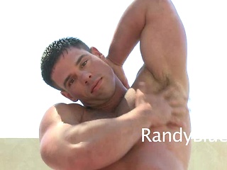 Derek Atlas poses and shows off his beautiful bodybuilder physique, jerking his hot cock and playing with an ass so tight you could bounce a silver dollar off of it.