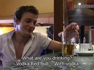 Czech hunter in a bar