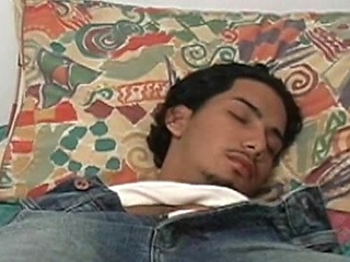 Cute latin boy gets his body touched all over.