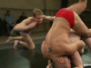 Trent Diesel and Sebastian Keys vs Leo Forte and DJ  Live Audience Tag Team Match