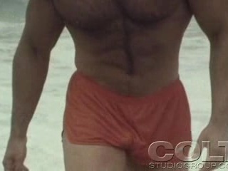 Very hot & athletic gay model poses for the camera naked