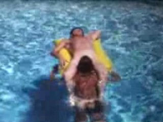 2 Hot studs are taking care of their big cocks by the pool