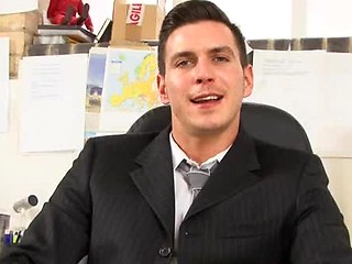 Paddy O'Brian jerking off dick