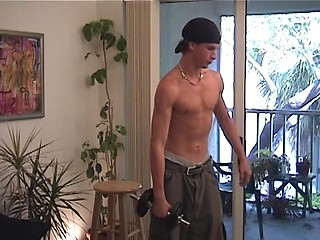 Hot straight Latin skateboarder Ray