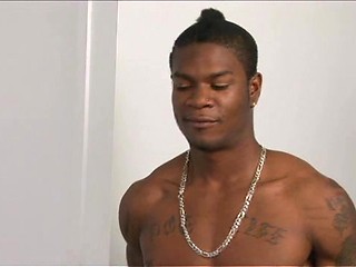 Pablo jacking off his black uncut dick