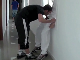 Two hot boy couldn't wait. They decided to fuck!