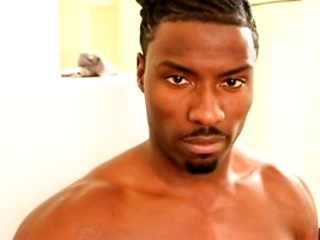 Black man Sexxx Toy jacking off
