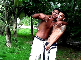 Omar and Chico - Duo Uncut Cock Sucking
