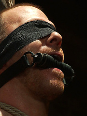Drew Cutler gets tied up and flogged for the first time. by Bound Gods image #7