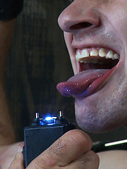 Real life BDSM player gets tied up by Nick Moretti and milked on the Sybian machine. by Bound Gods image #7