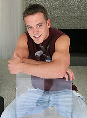 Brock posing naked by Frat Men image #4