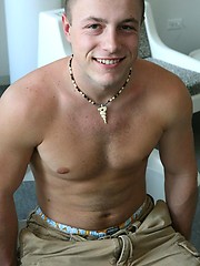 Cute college stud Heath stripping by Frat Men image #5
