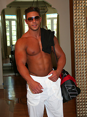 Musculed latin hunk gets naked by ManAvenue image #7