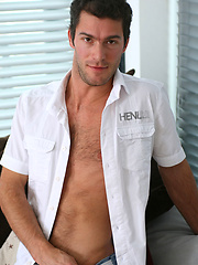 Laurence takes off his cloths and shows his perfect hairy body by ManAvenue image #6