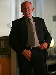 Hairy grandad Bas van Dijk strokes dick by Hot Older Male image #9