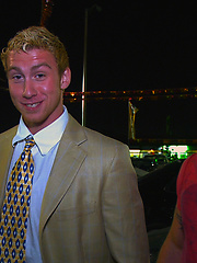 A stiff gay negotiation for this young sales man. by Out In Public image #5