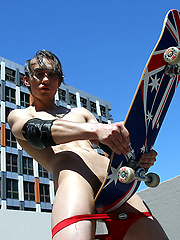 Aussie boy Ricky Cruz strips naked in the middle of the city by Bentley Race image #6