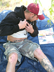Eddie jerking off cock by Nextdoor Male image #5