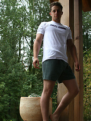 Rey Gold jerking off his cock by Nextdoor Male image #4
