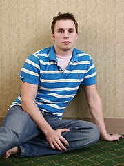 Amateur stud Denny stripping by Nextdoor Male image #5