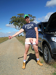 Getting Naked on the Roadside with my mate Ryan Geary by Bentley Race image #6