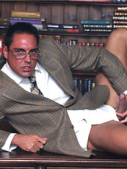 Marcello interviews a new male assistant on the phone then wanks hard by With Marcello image #8
