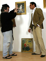 Saucy French painting gets Marcello in the mood for a long wank by With Marcello image #5