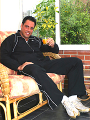 During an afternoon nap, Marcello has a wet dream and has to grab his hard dick and play by With Marcello image #6